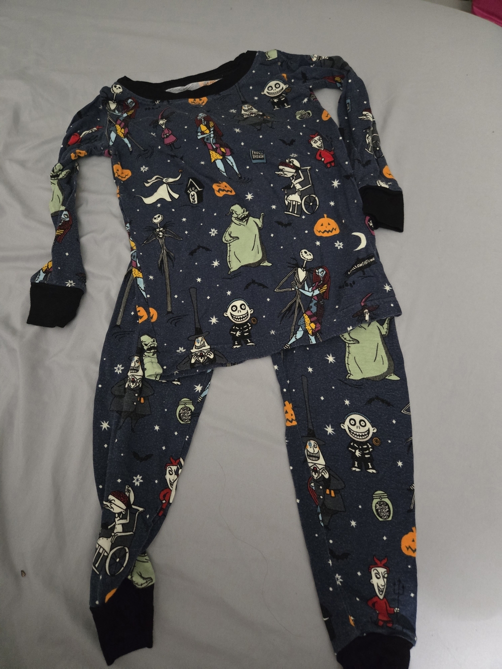 Little Sleepies Nightmare Before Christmas 2 Piece Pajama Set
